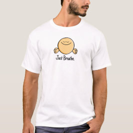 Camiseta Sonrisa meditadora - simplemente respira