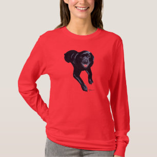 Camiseta Sonrisa negra de Labrador
