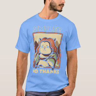 Camiseta Sonrisa no gracias a Monalisa gato de Tobe Fonseca