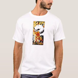Camiseta ¡Sonrisa para mí! Bull terrier ilustró arte del
