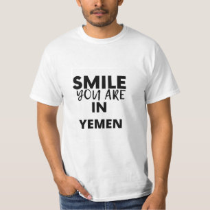 CAMISETA SONRISA QUE ESTÁS EN YEMEN