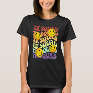 Camiseta Sonrisa retro de la tripulación del equipo de Tk B