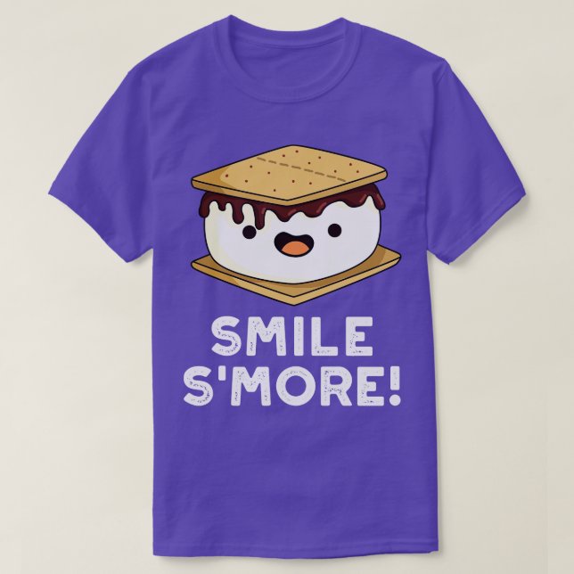 Camiseta Sonrisa Smore Cute Sweet Food Pun (Diseño del anverso)