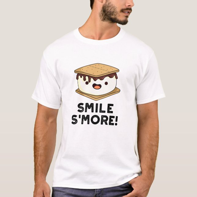 Camiseta Sonrisa Smore Funny Sweet Food Pun (Anverso)