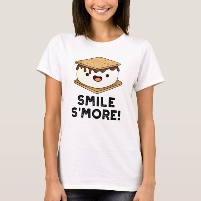 Camiseta Sonrisa Smore Funny Sweet Food Pun (Anverso)