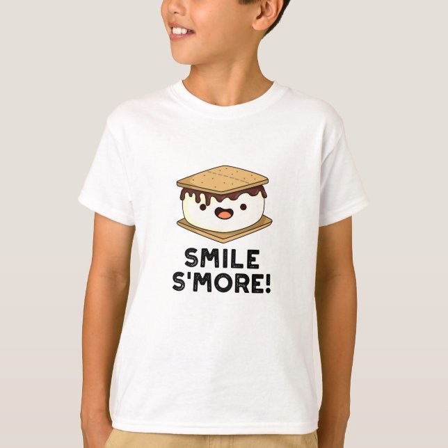 Camiseta Sonrisa Smore Funny Sweet Food Pun (Anverso)