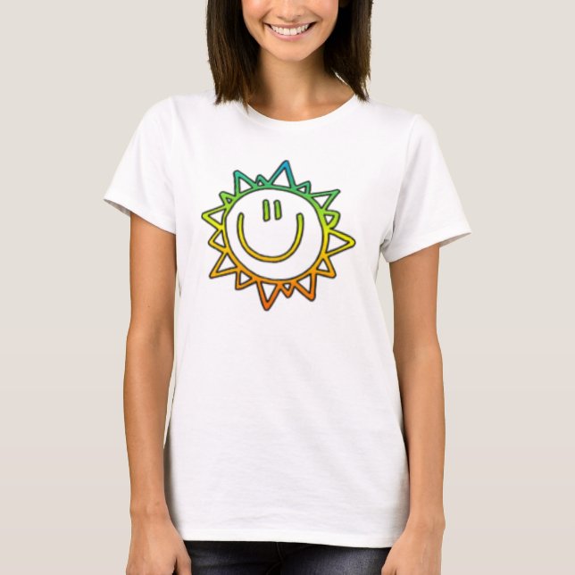 Camiseta Sonrisa soleada del KRW (Anverso)