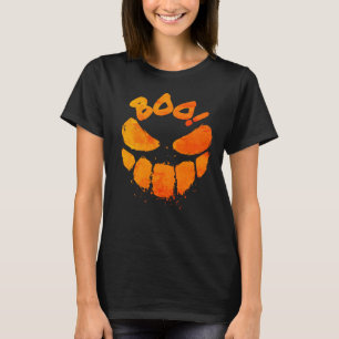 Camiseta Sonrisa Spooky Face Happy Halloween T-Shirt