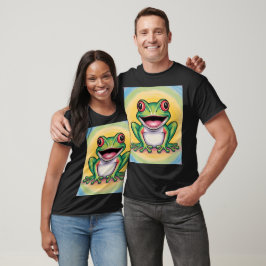 Camiseta Sonrisa suave de rana