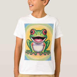 Camiseta Sonrisa suave de rana