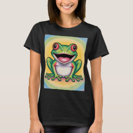 Camiseta Sonrisa suave de rana