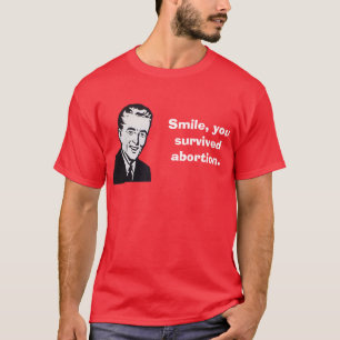 Camiseta Sonrisa, usted sobrevivió aborto