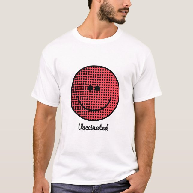 Camiseta Sonrisa - Vacunada completamente - Vacuna Pro - In (Anverso)