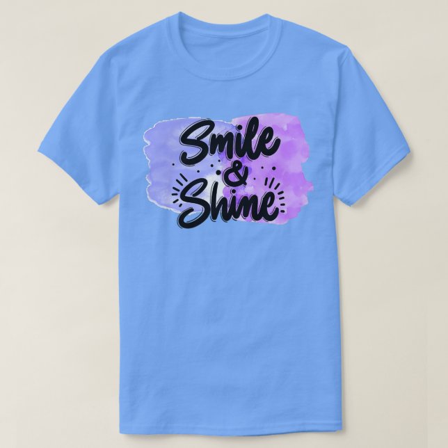 Camiseta sonrisa y brillo (Diseño del anverso)