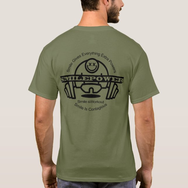 Camiseta Sonrisa y entrenamiento, SmilePower (Reverso)