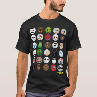Camiseta Sonrisas asustadizas - monstruos y Cia