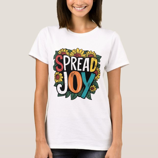 Camiseta "Sonrisas de girasol" (Anverso)