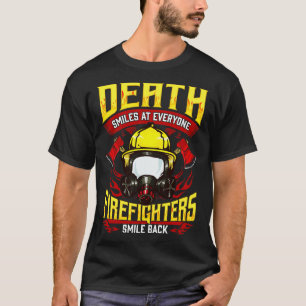 Camiseta Sonrisas De Muerte En Todos Los Bomberos Sonríen