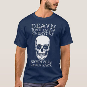 Camiseta Sonrisas de muerte Skydivers sonríe para hacer buc