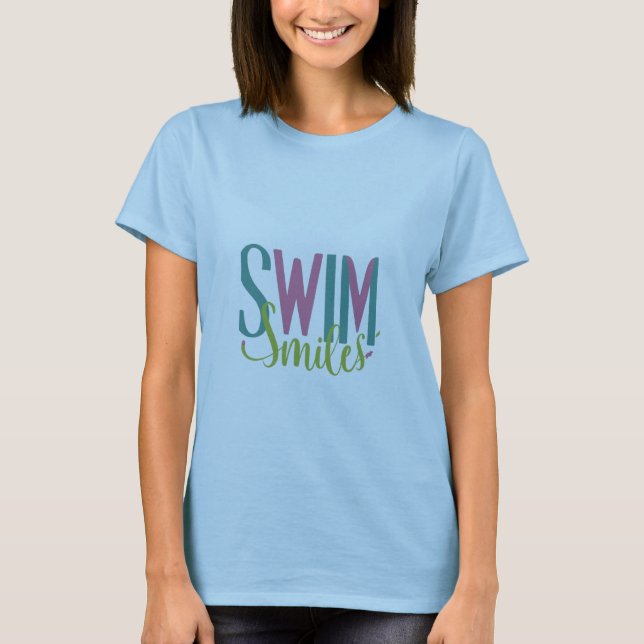 Camiseta Sonrisas De Natación (Anverso)