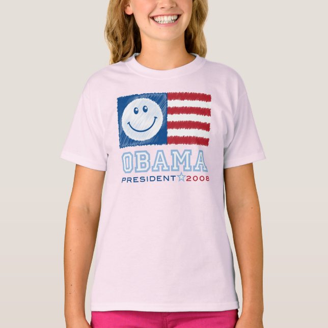 Camiseta Sonrisas de Obama (Anverso)