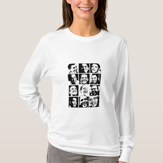 Camiseta Sonrisas de Obama (Anverso)