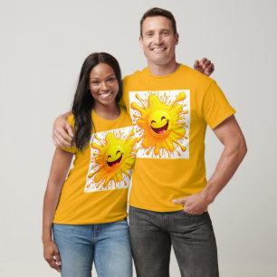 Camiseta Sonrisas de Sol: Explosión de Alegría