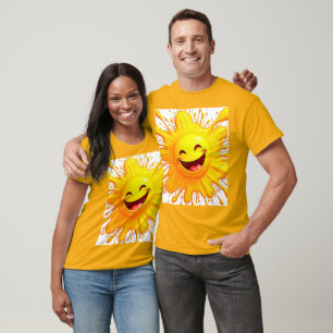 Camiseta Sonrisas de Sol: Explosión de Alegría