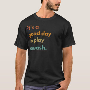 Camiseta Sonrisas de squash: Jugadores jugando al tee para