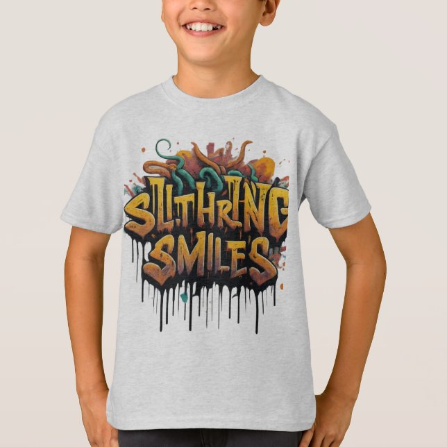 Camiseta Sonrisas deslizantes (Anverso)
