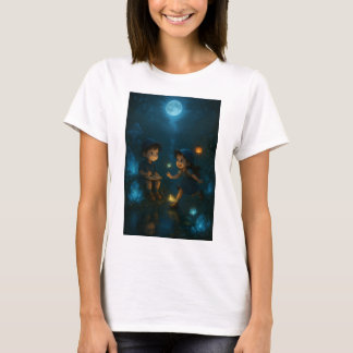 Camiseta Sonrisas inocentes bajo cielos de atardecer – Niño