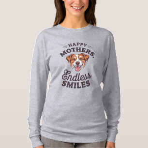 Camiseta Sonrisas interminables de las madres felices - Fel