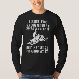 Camiseta Sonrisas para moto de nieve - Gracioso Tee De Snow