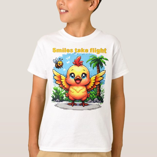 Camiseta Sonrisas para tomar vuelo con (Anverso)