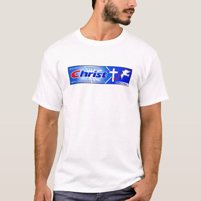 Camiseta ¡Sonrisas sanas de Cristo! (Anverso)