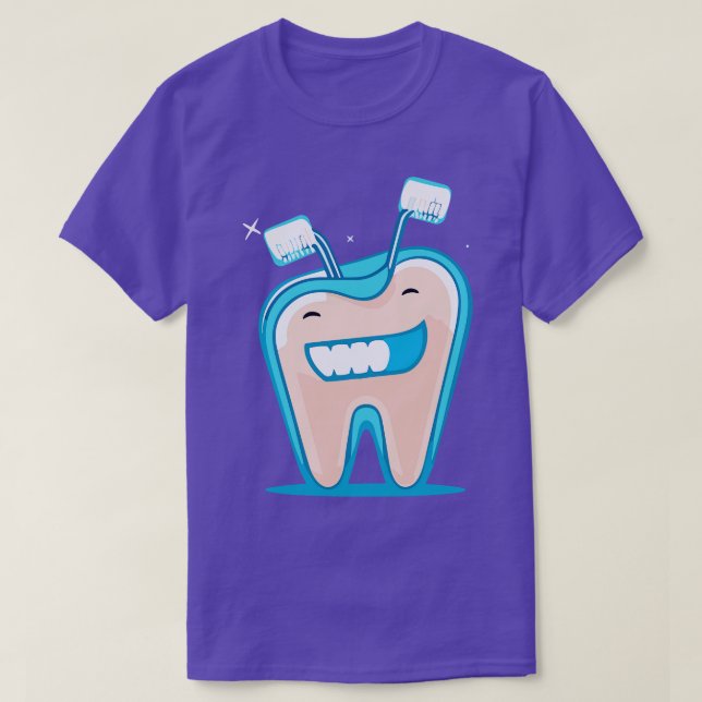 Camiseta Sonrisas sonrisas sonrisas vectores Icono de dient (Diseño del anverso)
