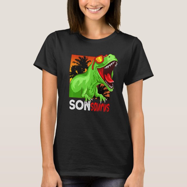 Camiseta Sonsaurus Rex Dinosaur Día 1 (Anverso)