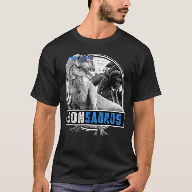 Camiseta Sonsaurus T Rex Son Saurus Dinosaur Boy Dino M (Anverso)