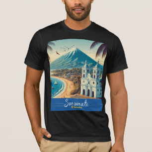Camiseta Sonsonato de afiches de viaje de El Salvador