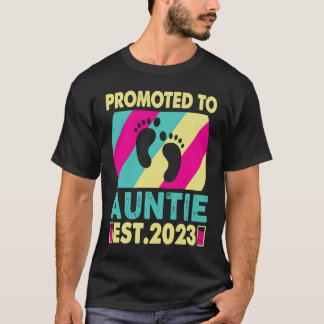 Camiseta Soon To Be Aunt 2023 Awesome Promoted To Auntie 20