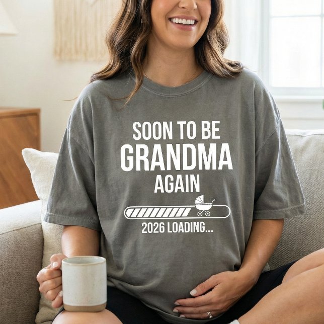 Camiseta Soon to Be Grandma Again 2026 , New Grandma (Subido por el creador)