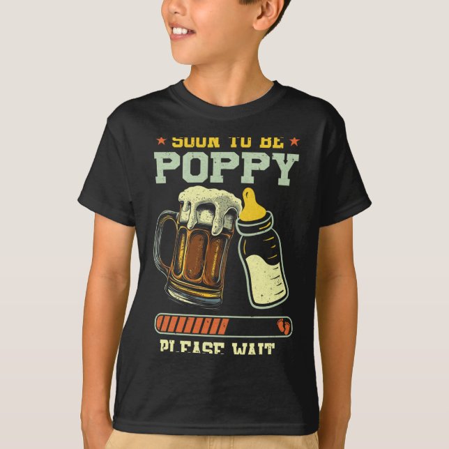 Camiseta Soon To Be Ppy Est 2025 Pregnancy Announcement L  (Anverso)