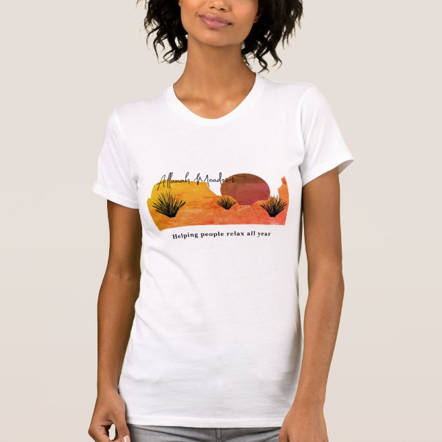 Camiseta Soothing Desert Moon Meditation T-Shirt (Anverso)