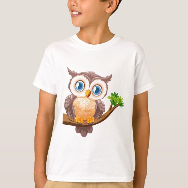 Camiseta sooty Owl (Anverso)