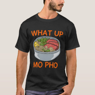Camiseta Sopa de bollo de comida vietnamita Fideos de café
