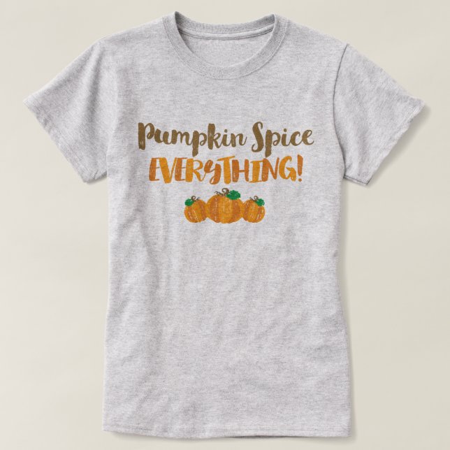 Camiseta Sopa de calabaza todo (Diseño del anverso)