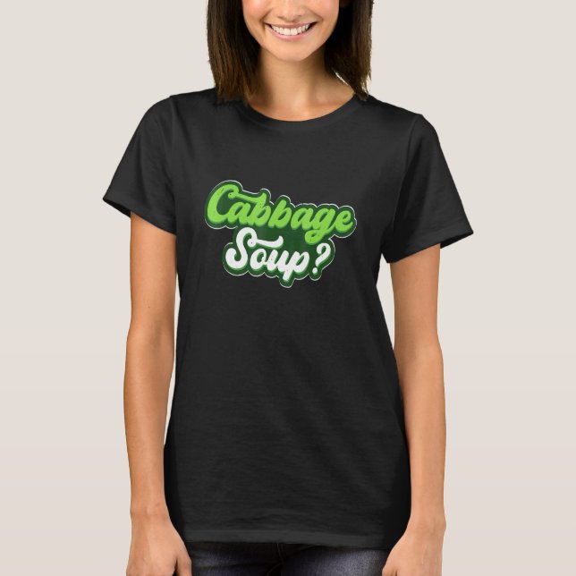 Camiseta Sopa de col Sopa de col con repollo (Anverso)