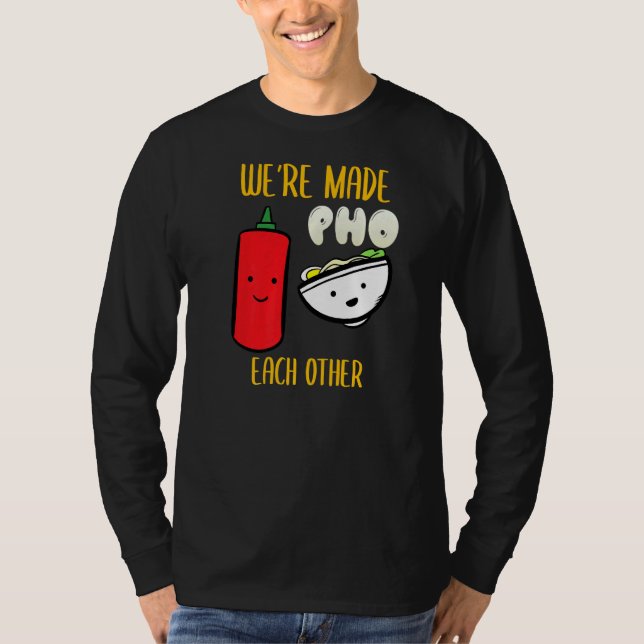 Camiseta Sopa de fideos de arroz vietnamita Viet Nam Pho (Anverso)