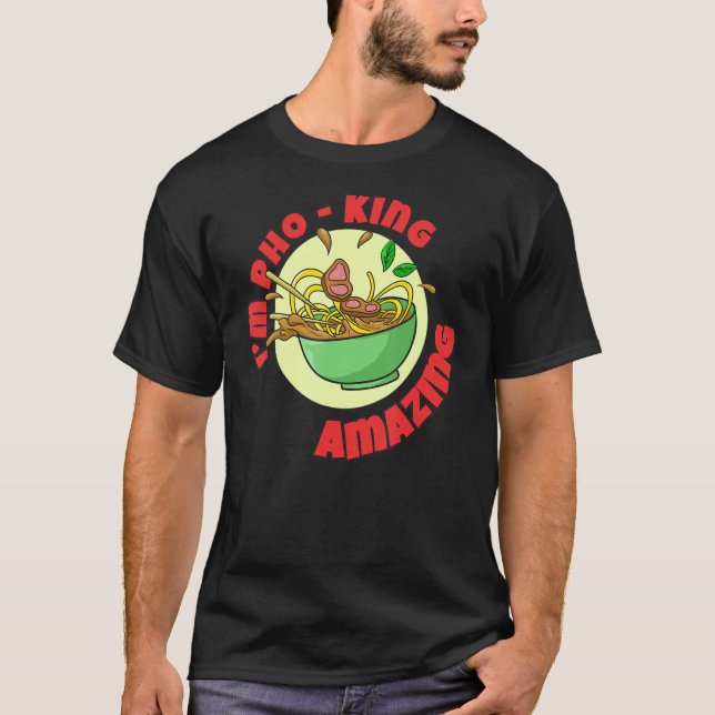 Camiseta Sopa de fideos de arroz vietnamita Viet Nam Pho (Anverso)