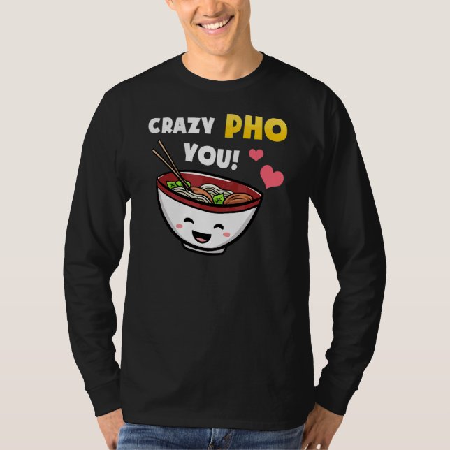 Camiseta Sopa de fideos de arroz vietnamita Viet Nam Pho (Anverso)